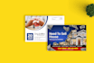 design direct mail eddm postcard, professional business flyer