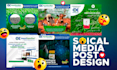 design social media post graphics for facebook, instagram