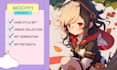 draw custom chibi cartoon nft art