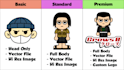 create awesome y2k character or mascot style potrait