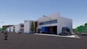 design 3d  residential, resort and industrial warehouse site plan