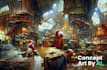 make a sci fi environment technology concept using ai