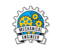 do modern unique mechanical logo design