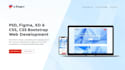 convert PSD, figma, xd to responsive HTML CSS bootstrap website