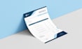create invoice design, letterhead, stationery, envelope, receipt