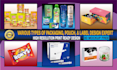 create various types of product packaging and mylar  designs