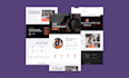 create awesome landing page using html, css, bootstrap