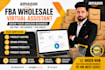 manage amazon fba wholesale and 2 step dropshipping business