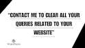 rebuild, refurbish, modify, and design a wordpress website