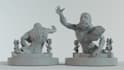 do toy, sculpture in 3d printing or polymer clay