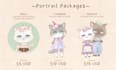 draw a chibi cat based on your photo