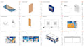 3d design custom exhibition tent for event