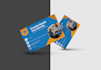 design a print ready or virtual visiting card with free qr code