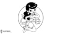 draw simple black line art illustrations