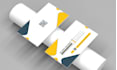 modern business card design and luxury stationery