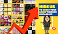 be your instagram marketing manager and content creator for post designs