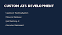 develop ai powered resume screening, ats recruitment system