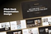 design a premium business powerpoint presentation and pitch deck