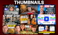 design high CTR youtube thumbnail in 3hrs