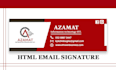 create html email signature, clickable html email signature