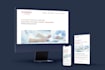 eine moderne webseite mit individuellem design