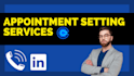 be your linkedin b2b sales manager and appointment setter