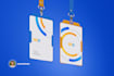 design id badge,name card,business card,lanyard