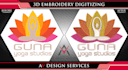 create 3d embroidery designs, flat embroidery digitizing