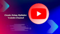 create, setup youtube channel with permium logo,banner,intro