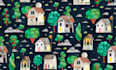 draw a seamless illustrated pattern