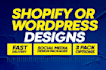 design shopify images or website banners