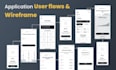 design userflow, sitemaps, and wireframes for mobile apps and website