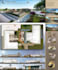 2d master plan and sites architectural rendering with diagrams