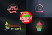 design food and restaurant logo