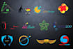 design professional logo  custom  modern