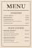 do an amazing menu design, food menu, restaurant menu design
