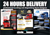 design logistics, trucking, freight broker, dispatch flyers
