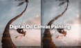 convert your image to digital painting canvas