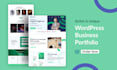 design  unique wordpress portfolio website, business website