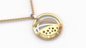 make a necklace and pendant design 3d rendering model