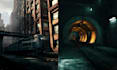 create 3d and 2d environment concept art illustrations