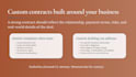 write any custom legal contract as your business attorney