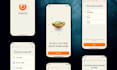 design front end UI of the android app in XML android development