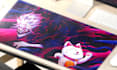 make 2d deskmat mousepad illustration for your brand