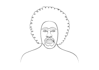 draw a continuous line art illustration of your photo