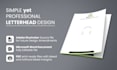 design professional and editable business letterhead