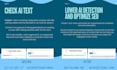 factcheck, SEO, edit and improve ai generated content as a native speaker