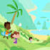 create playful children book illustration