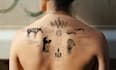 custom a geometric realism in black and grey tattoo design
