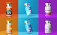 do premium vial label, peptide label, product label design with 3d mockup